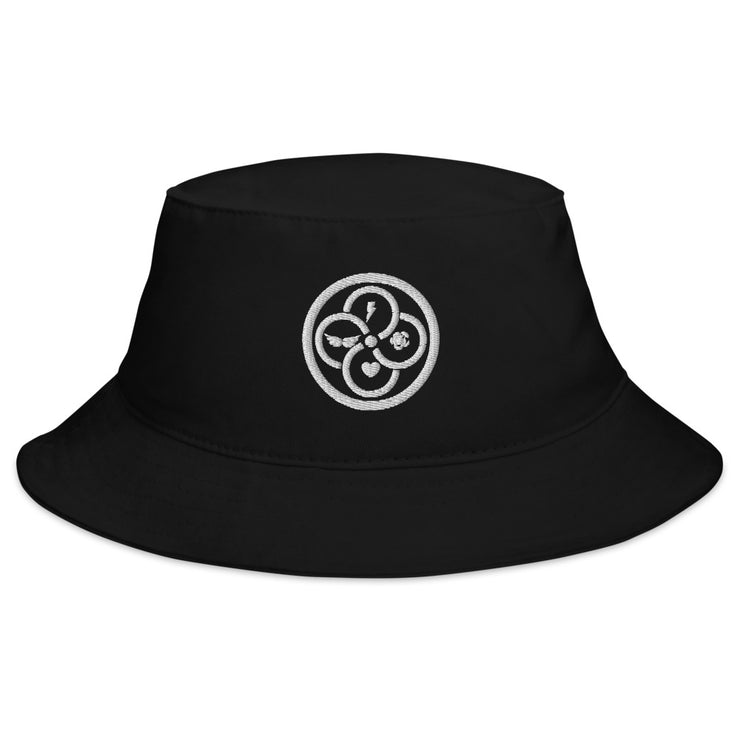 "logo" bucket hat